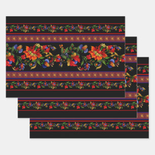 Kiev Black Geschenkpapier Set