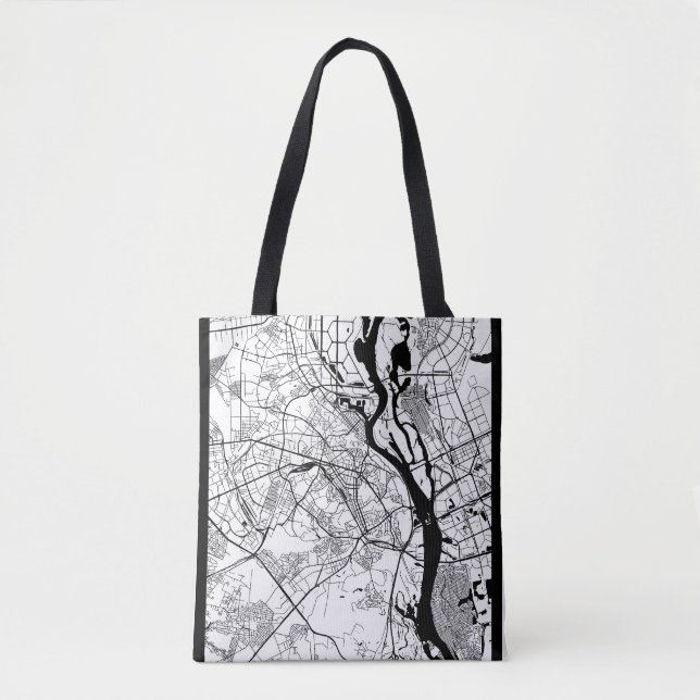 Kiew Ukraine Karte Tasche (Vorderseite)