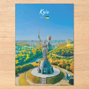 Kiew, Ukraine - Mutter Ukraine Denkmal Acryleinladungen