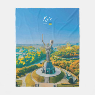 Kiew, Ukraine - Mutter Ukraine Denkmal Fleecedecke
