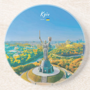 Kiew, Ukraine - Mutter-Ukraine-Denkmal Getränkeuntersetzer