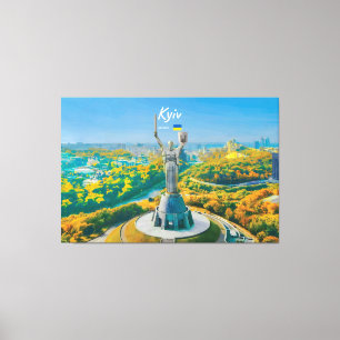 Kiew, Ukraine - Mutter Ukraine Denkmal Leinwanddruck