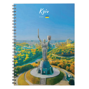 Kiew, Ukraine - Mutter Ukraine Denkmal Notizblock
