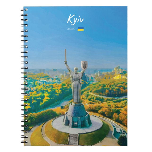 Kiew, Ukraine - Mutter Ukraine Denkmal Notizblock (Vorderseite)