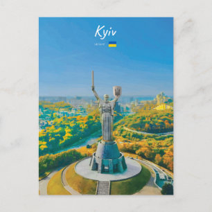Kiew, Ukraine - Mutter-Ukraine-Denkmal Postkarte