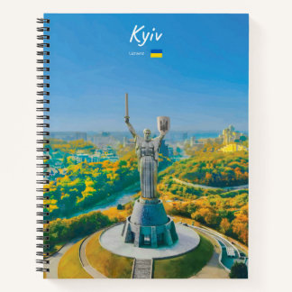 Kiew, Ukraine - Mutter-Ukraine-Denkmalsspirale Notizbuch