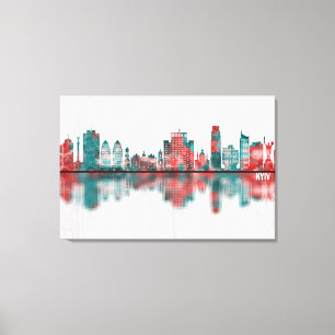 Kiew Ukraine Skyline Leinwanddruck