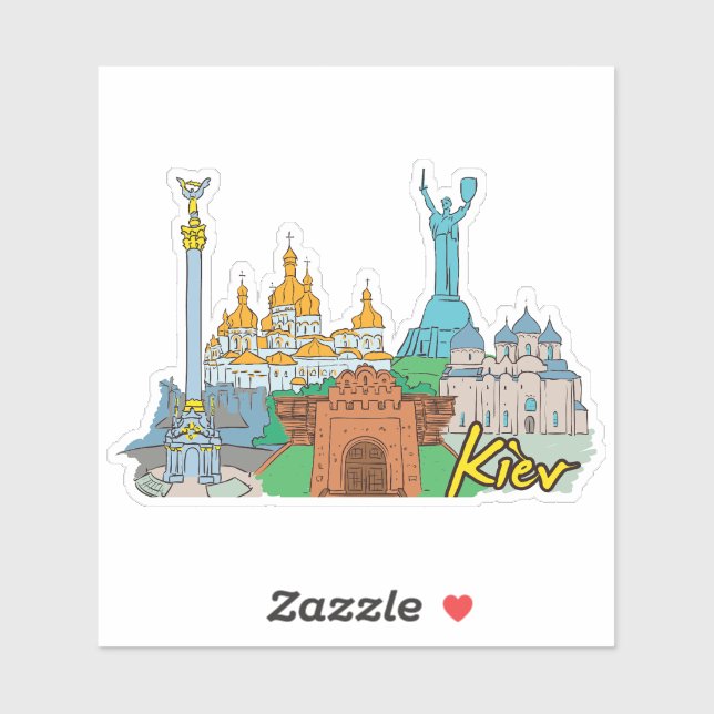 Kiewer Aufkleber (Blatt)