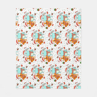 Kiff and Barry Holiday Fleecedecke