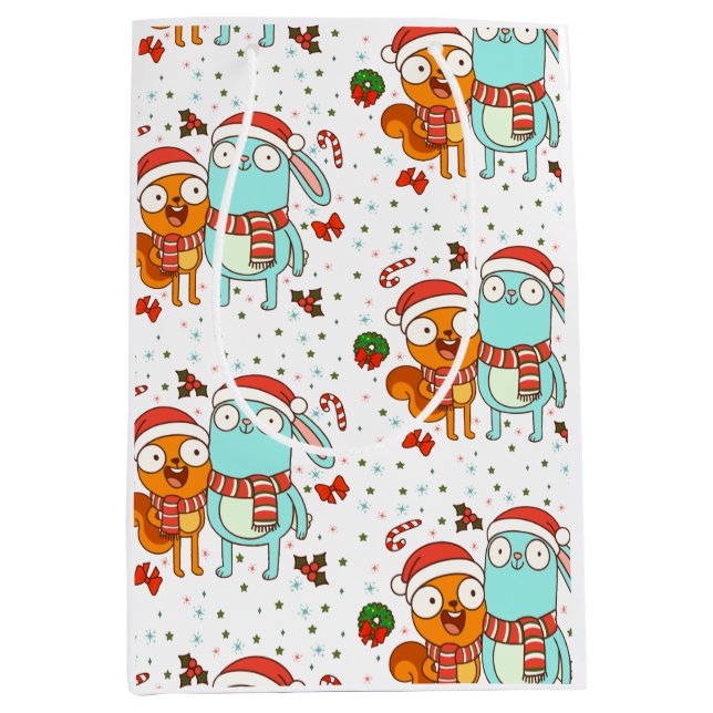 Kiff and Barry Holiday Mittlere Geschenktüte (Vorderseite)
