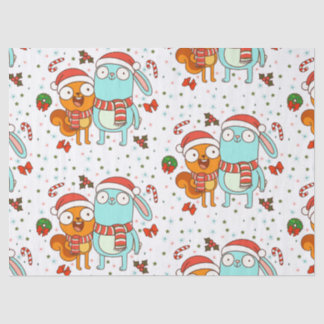 Kiff and Barry Holiday Seidenpapier