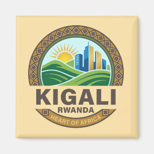Kigali Ruanda Afrika Magnet