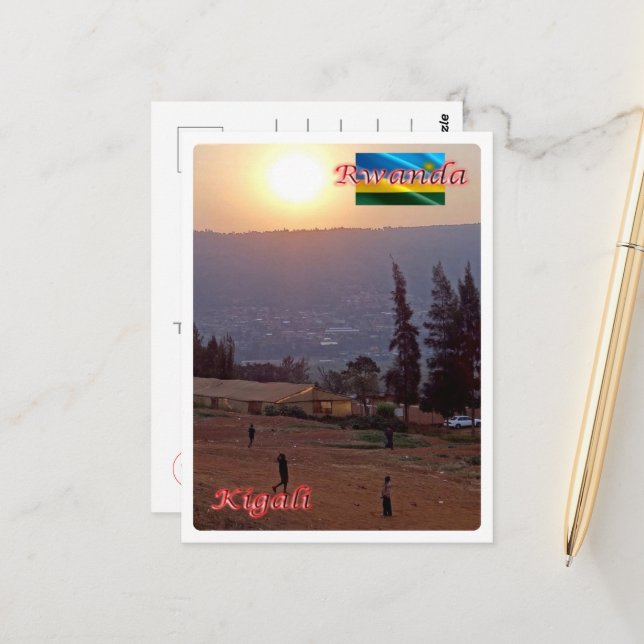 Kigali - Ruanda - Panorama - Postkarte (Vorderseite/Rückseite Beispiel)