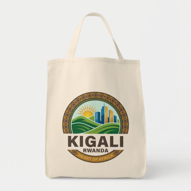 Kigali Rwanda Africa Tragetasche (Vorne)