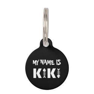 Kiki Cat Pet ID Tag Haustiermarke