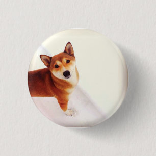 Kiki der Knopf des Shiba Rucksacks Button