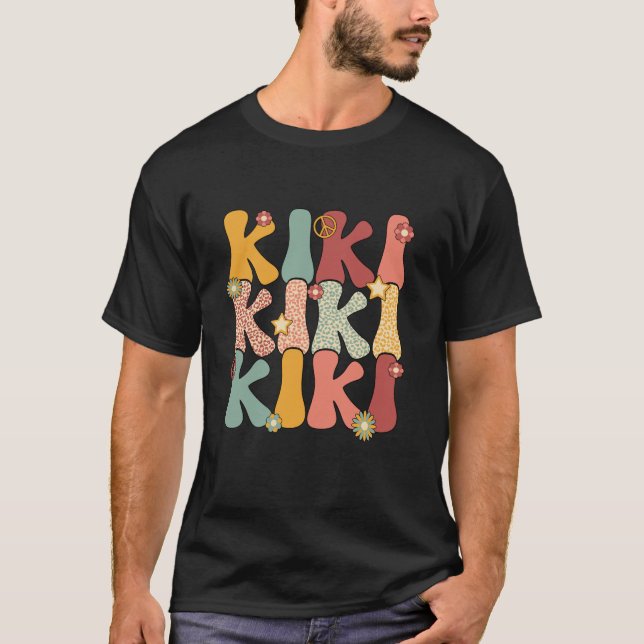 Kiki Grandma Groovy Kiki Großmutter T-Shirt (Vorderseite)