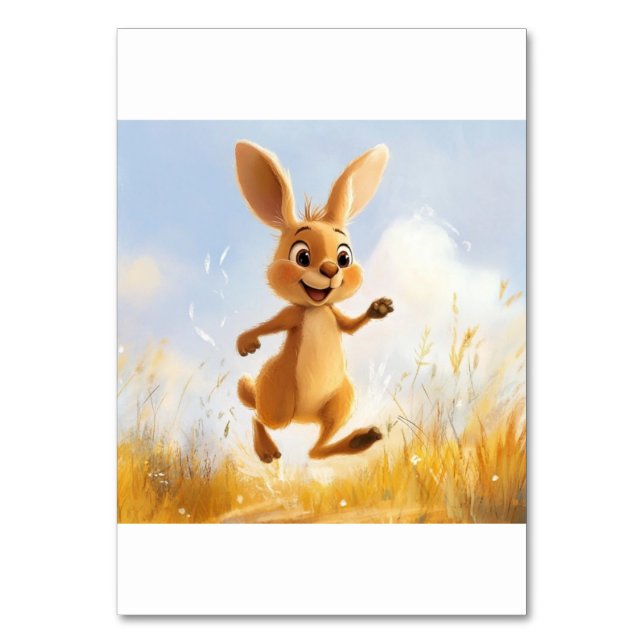 Kiki the Bunny Tischnummer (Vorderseite)