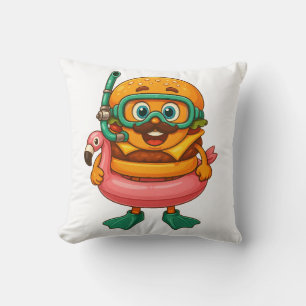 KikiBurger – Flamingo Schnorchel Edition Kissen