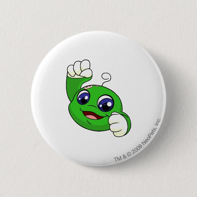 Kiko Grün Button (Vorderseite)