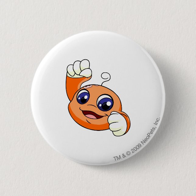 Kiko Orange Button (Vorderseite)