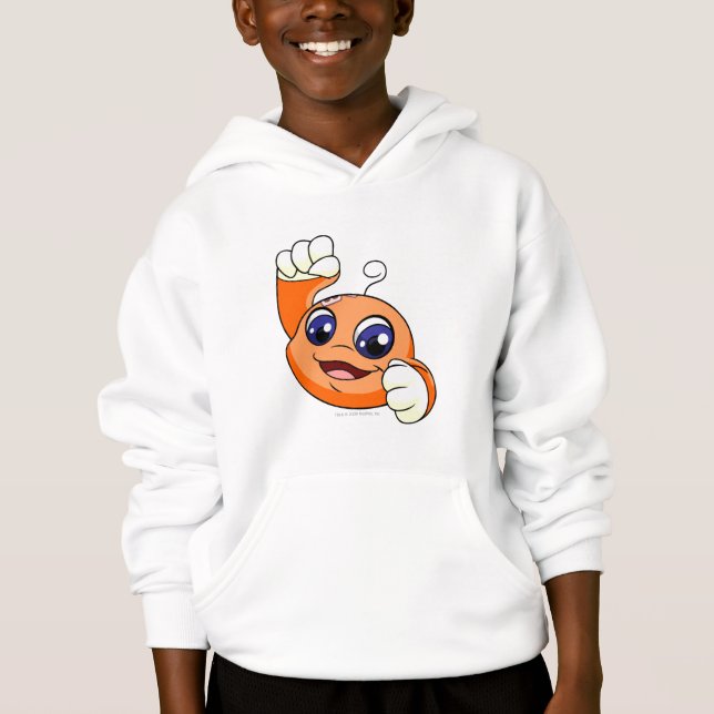 Kiko Orange Hoodie (Vorderseite)