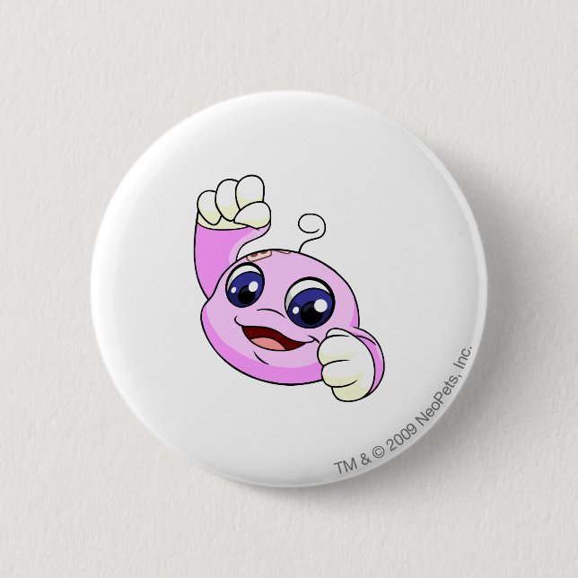 Kiko Rosa Button (Vorderseite)
