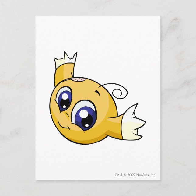 Kiko Yellow Postkarte (Vorderseite)