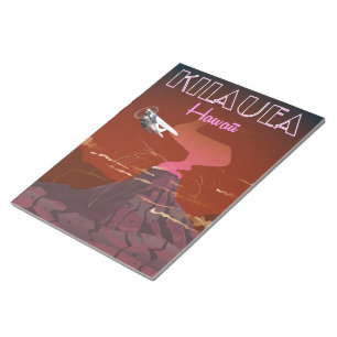 Kilauea Hawaii-Flugplakat Notizblock