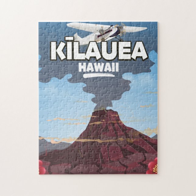 Kīlauea Hawaii Volcano Reiseplakat (Vertikal)