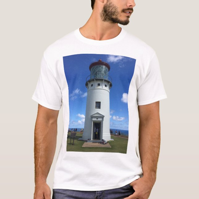 Kilauea Leuchtturm auf Kauai, Hawaii T-Shirt (Vorderseite)
