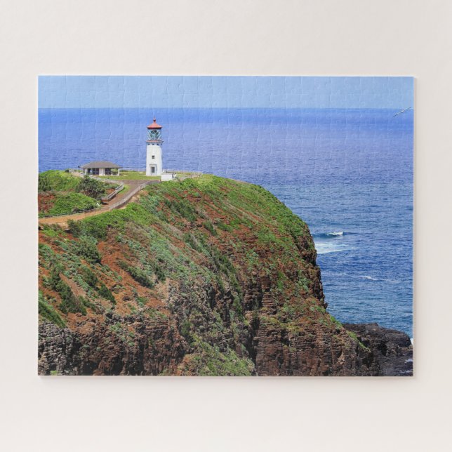 Kilauea Lighthouse auf Kauai Jigsaw Puzzle (Horizontal)