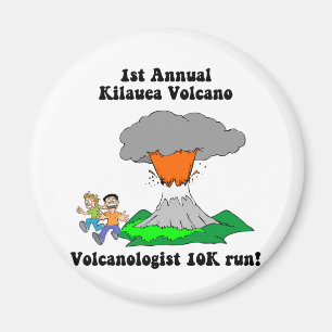 Kilauea Vulkan Magnet