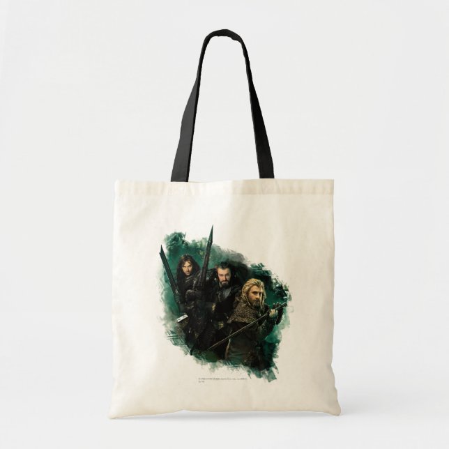 Kili, THORIN OAKENSHIELD™, & Fili Graphic Tragetasche (Vorne)