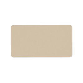 Kilim Beige Solid Color Adressaufkleber