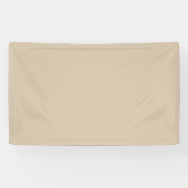 Kilim Beige Solid Color Banner (Horizontal)