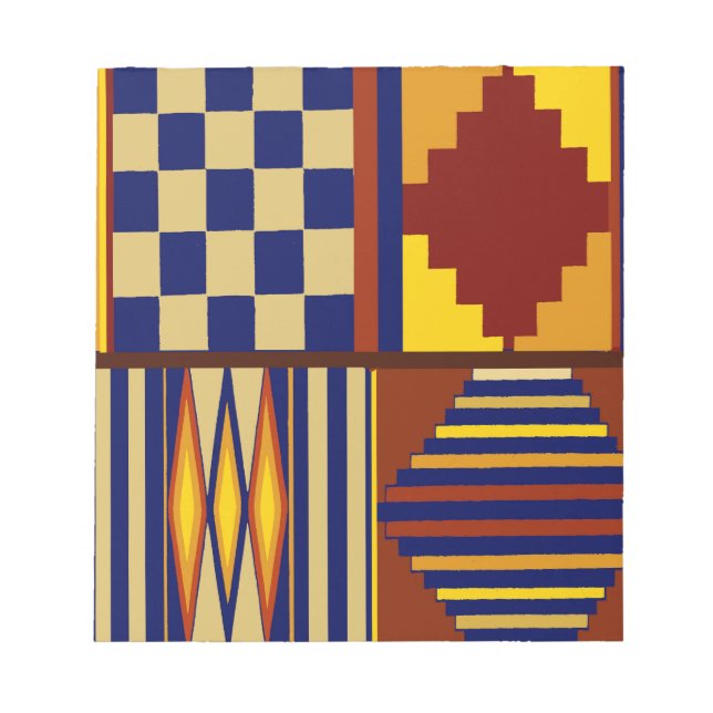 Kilim Prayer Rug Design Notizblock (Vorderseite)
