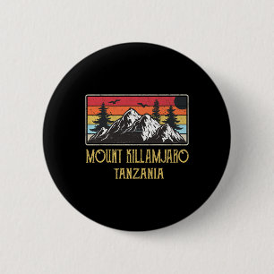 Kilimandscharo Tansania Vintage Retro Kletter- Button