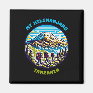 Kilimandscharo-Wanderung Tansania Afrikanische Wan Magnet