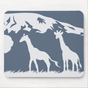 Kilimanjaro (blau) mousepad