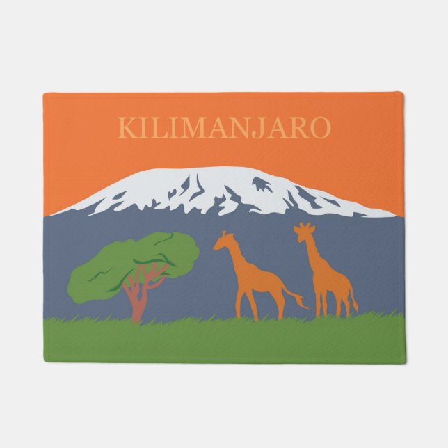 Kilimanjaro Fußmatte (Vorderseite)