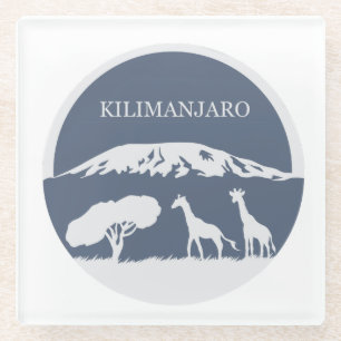 Kilimanjaro Glasuntersetzer