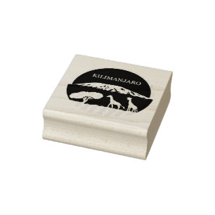 Kilimanjaro Gummistempel