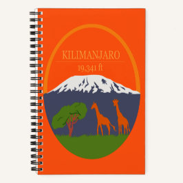 Kilimanjaro Höhe Notizbuch