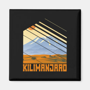 Kilimanjaro Idea Bergsteigen Wandern  Magnet