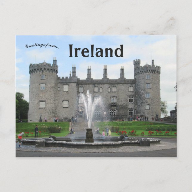 Kilkenny Castle Irland Postkarte (Vorderseite)