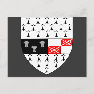 Kilkenny Landkreis Wappen, Irland Postkarte