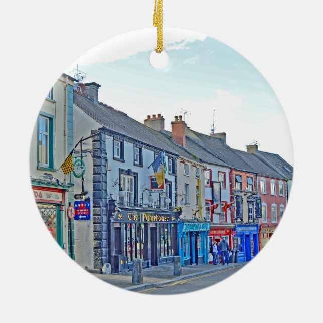 Kilkenny Street, Irland, Keramik Ornament (Hinten)