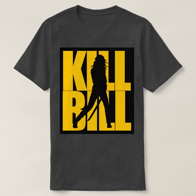 Kill Bill Phantom Schwarz T-Shirt (Design vorne)