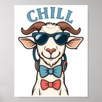 Kill Cartoon Ziege Coole Sonnenbrille, Kopfhörer